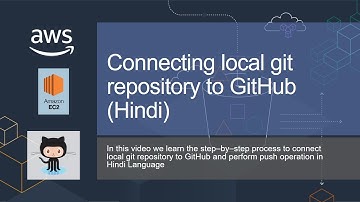 Github | Connecting local git repository to GitHub (Hindi)