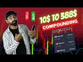 10 to 388 quotex compounding  1 minute trading strategy 100 real quotex trading