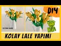 10 TL'YE 10 TANE LALE YAPTIM Kendin Yap/Do It Yourself/Dıy/Ideas/How To Make Tulip