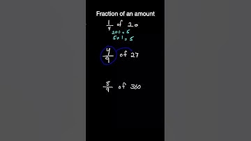 Fraction of an amount the easiest way possible! Perfect for your Olevels / IGCSE exam prep. #maths