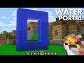 ONLY 1% PEOPLE Can LIGHT this WATER PORTAL in Minecraft !!!