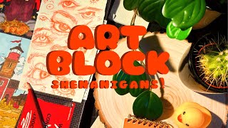 ☕ SKETCHBOOK SESSION #15 || ✨ TRYING TO LIKE ART AGAIN (goals, art block, & rambling) @vograce