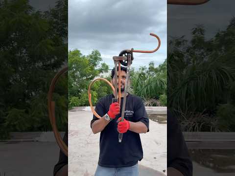 Copper pipe 5/8 u bend #raj_tech #airconditioner #ytshorts