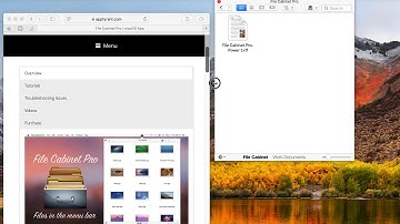 Drag Text Clippings to File Cabinet Pro in Version 5.2