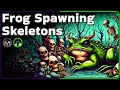  frog spawning skeleton beatdown golgari enchantment time  mkm karlov manor  mtg standard arena