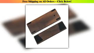 Gh60 Solid Wood Wooden Case Wrist Rest Qmk Via Pcb Plate For 60 Mini Mechanical Gaming Keyboard Com