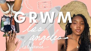 GRWM / Pack With Me for A Trip to Los Angeles (LA) VLOG