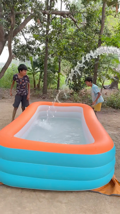 Chiku aarya ka swimming pool 😱😍 part 2 #shorts #ytshorts #viralvideos #pool