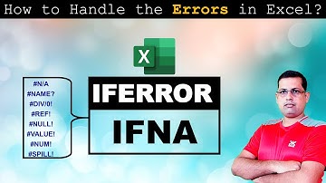 Excel Error Handler Functions-IFERROR || IFNA