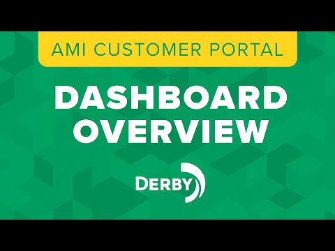 Dashboard Overview - AMI Customer Portal