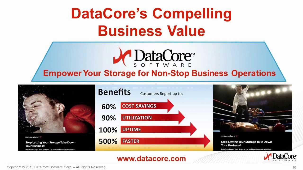 Stop Letting Your Storage Knock Out Your Business with DataCore Storage Virtualization