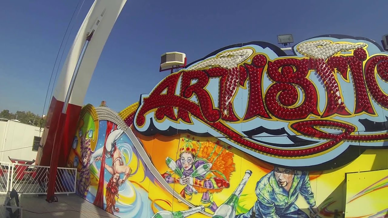 Mondial Mistral Artistico (Köhrmann) Stuttgart Cannstatter Wasen Volksfest 2015 POV Onride