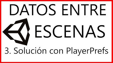 Cómo pasar DATOS ENTRE ESCENAS en Unity usando PlayerPrefs