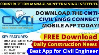 FREE Daily Construction News App &  Job Updates #CMTI 2022 screenshot 2