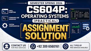 CS604P Assignment 1 Solution Spring 2026 | 100% Correct By VU Bright Sparks