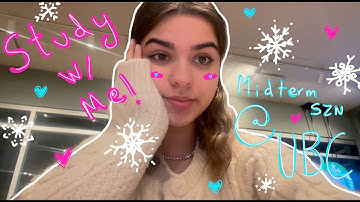Study with me at Starbucks for UBC midterm szn! Vlog + Study Sesh
