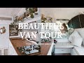 VAN TOUR | Self converted Iveco Daily to the most BEAUTIFUL tiny home | Full-Time VANLIFE Australia