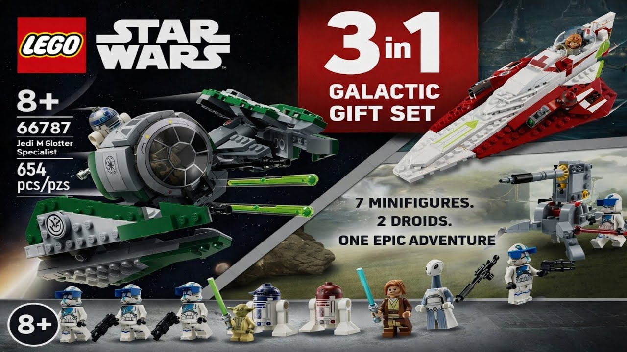 Star Wars - Jedi Masters Gift Set - Product Collection LEGO instructions