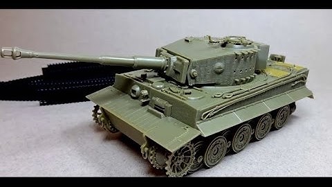 TIGER TANK video tutorial - assembly part 1.