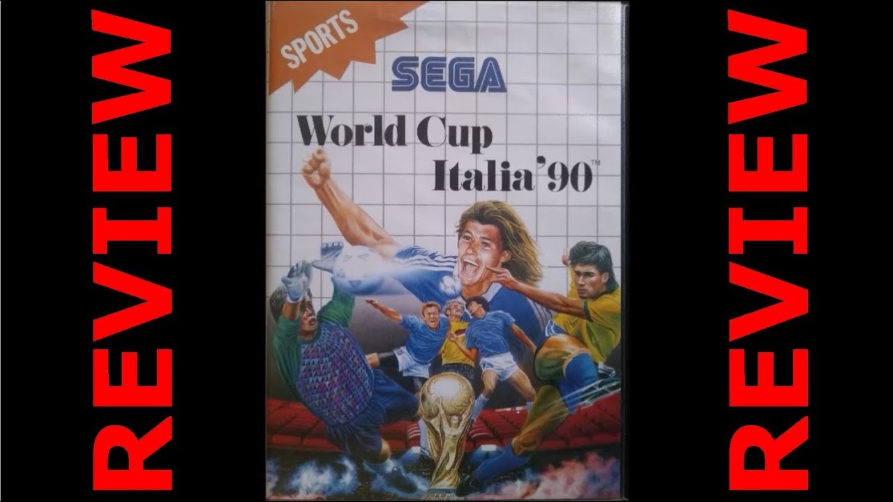 SEGA Master System – World Cup Italia 90 (PAL) – Jeu Complet Boîte
