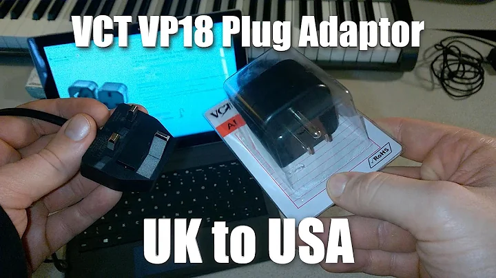 VCT VP18 Plug Adapter - UK to USA