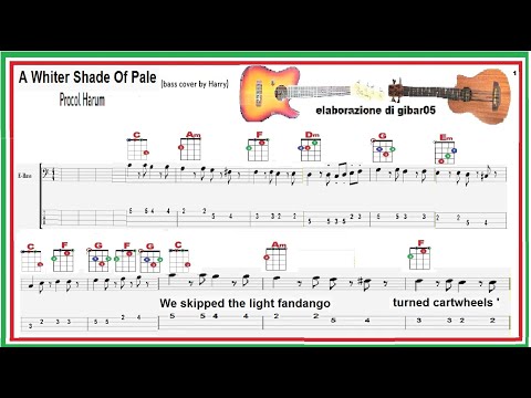 A Whither Shade Of Pale- Procol Harum per ukulele e ukubass