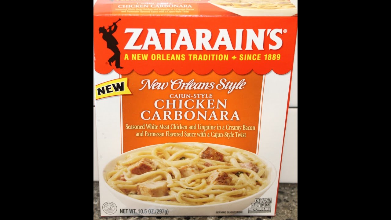 Zatarain’s New Orleans Style CajunStyle Chicken Carbonara Review YouTube