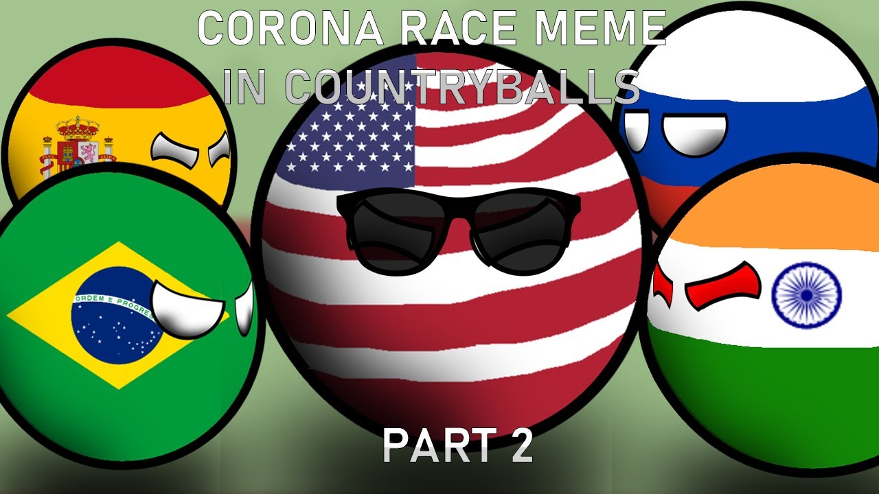 COUNTRYBALLS - Corona Race Meme In Countryballs PART 2 (V4)