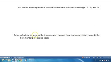 Sell or Process Further Decision