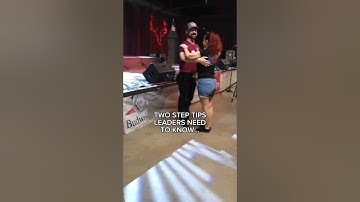 How to Two Step Country outside turn followers hair drape exit