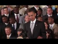 President Obama Welcomes the New Orleans Saints