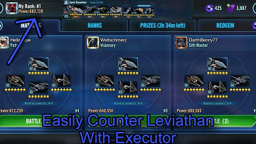 How To Easily Counter Leviathan With Executor. Star Wars Galaxy of Heroes. 