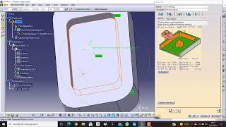 CATIA MACHINING/CAM - POCKET KOMUTU (CEP BOŞALTMA/FREZELEME)