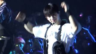 ' Because of you (cut WonHo focus) ' | MONSTA X in Chile 180810 |