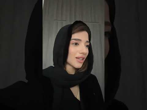 نارين بيوتي تحكي خليجي لابسه عبايه