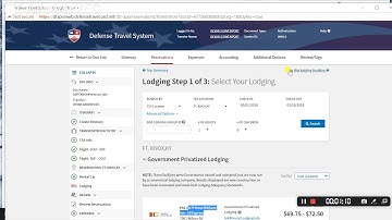 DTS Authorization Part 5 | Lodging