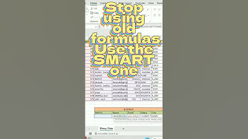 Excel Formula Smarter Than VLOOKUP #excel  #shorts
