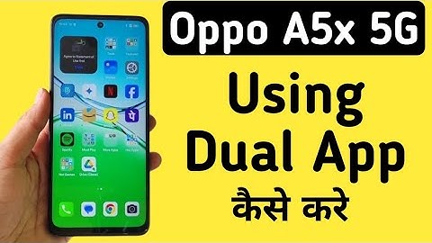 Oppo A5x 5G Mein Dual App Kaise Chalaye || How To Use Dual Apps In Oppo A5x || Oppo Mobile Settings