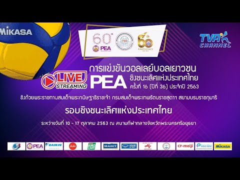 วอลเลย์บอลเยาวชน PEA 2563 รอบชิงประเทศ /สาย D/หญิง/วังจันทร์วิทยา - กาญจนาภิเษกเพชรบูรณ์
