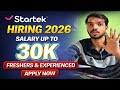 Startek Hiring 2026 | Freshers &amp; Experienced | Salary Up to 30K | Noida Jobs | BPO Hiring #noidajobs