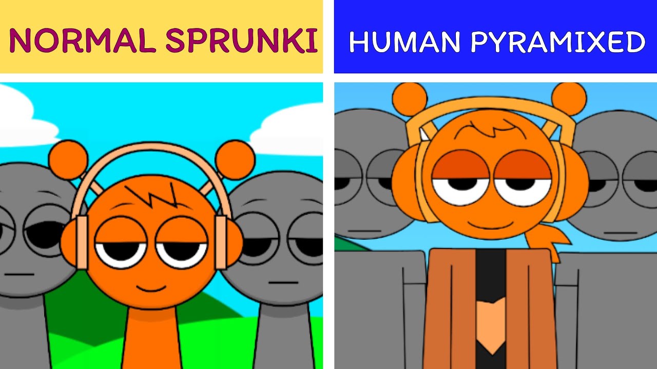 Sprunki PYRAMIXED HUMAN EDITION - YouTube
