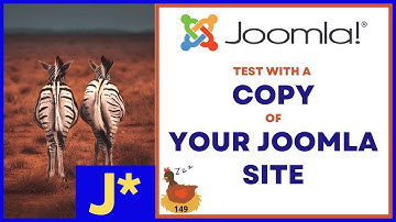 How to make a copy of your Joomla Site for Testing Purposes - 👀 WMW 149
