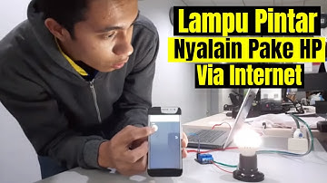 Home Automation Menggunakan Nodemcu dan Blynk (Internet of Things) Bahasa Indonesia