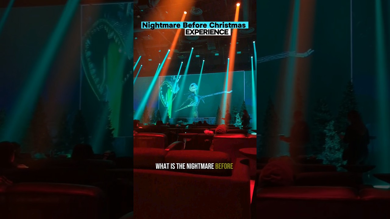 The Nightmare Before Christmas Experience at Area 15 #holidayswithshorts #shortsirl #lasvegas