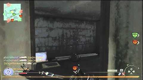 Possibly the Best No Scope on MW2 l Across the Map Headshot on Underpass