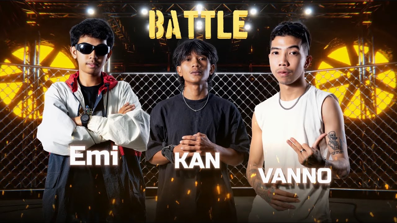 Emi vs Vanno vs Kann ( The Rapper Cambodia ) 2023 - YouTube