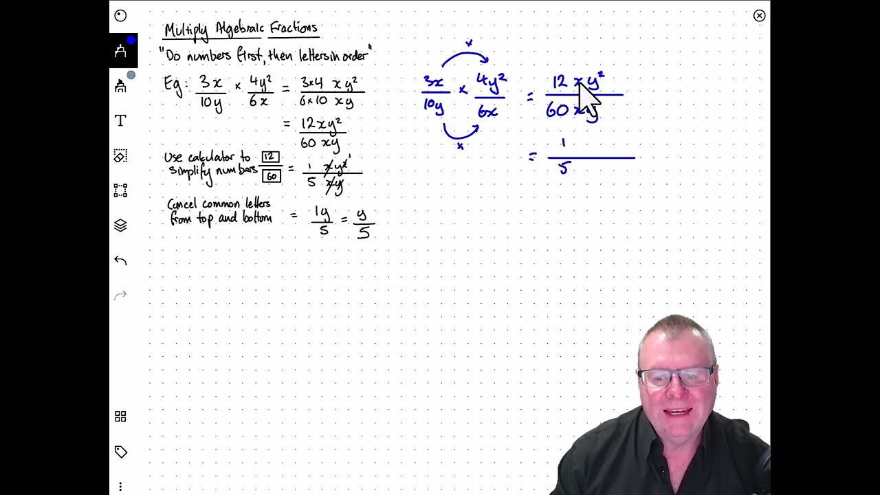 Multiply Algebraic Fractions - YouTube