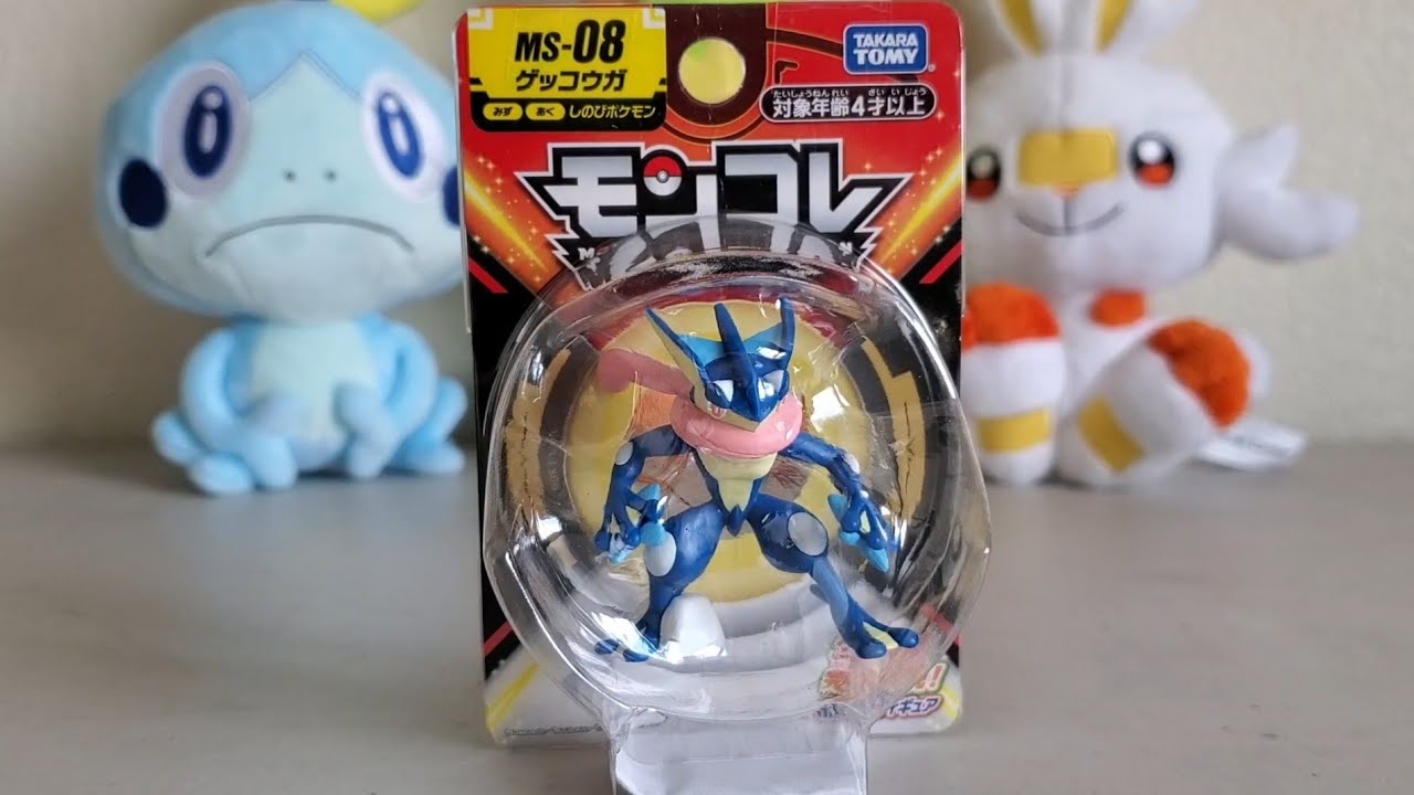 Pokémon - Review do boneco do Greninja - brinquedo desafio batalha Tomy  Edimagic 