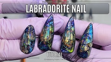 Labradoriet nagel tutorial! Met uitgebreide beelden aan het einde