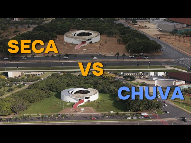 SECA x CHUVA em Brasília — mesma rota, duas estações - YouTube